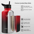 NATURE PIONEOR 64oz Insulated Water Bottle with Straw - Stainless Steel Vacuum Water Jug with Sleeve