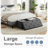 43in 660lbs, DUMOS Storage Ottoman Bench, Storage Chest, End of Bed Foot Rest Stool with Padded Seat, Bedroom Bench