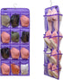 Dual Sided Hanging Shoe Organizer for Closet with Rotating Hanger Hanging Shoe