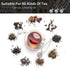 Exptolii 3 Pack Snap Ball Tea Strainer, Stainless Steel Tea Infuser Filter with Handle for Loose Leaf Tea, Spices