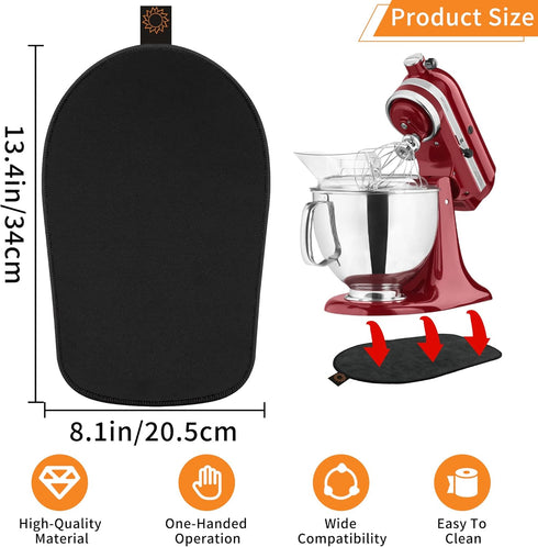 Sliding Mat for KitchenAid Mixer, Compatible with 4.5-5 Qt Tilt-Head Stand Mixer