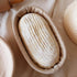 Banneton Bread Proofing Basket Set of 2, 10 inch Oval Proofing Bowls with Liners for Artisan Sourdough Bread Baking