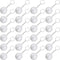 24 Pack White Volleyball Keychains, Mini Foam Volleyball Keychain Sport Party Favors, School Carnival Rewards