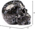 Skullis 2.0" Gabbro Crystal Skull - Hand Carved Gemstone Fine Art Sculpture, Reiki Healing Stone Statue