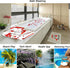 Naanle Set 3 1 Towel+1 Towel+1 Red Cardinal Bird on Berry Branch Soft of Towels, Bath Hand Washcloth, Ideal Decor