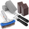 Pumice Stone for Pool and Stainless Steel Pool Brush Kit to Reomve