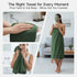 Set 8 2 35x70, 2 14x30, 4 14x14, REDKISS Premium Towel of - Ultra Soft Microfiber, Contains Large Bath Hand Washcloths