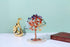 Jovivi Natural 7 Chakra Healing Crystals Tree on Agate Slice Base, Healing Stones Gem Money Tree for Feng Shui Home