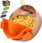 Zulay Silicone Pot Strainer - Adjustable Snap On Strainer for Most Pans & Pots, Food Grade, Heat Resistant, Colander