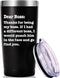 AMZUShome Thanks For Being My Boss Travel Mug - Boss Day Gifts, Office Gifts, 20oz Black Tumbler
