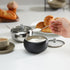 KooK Sugar Bowl with Lid and Spoon, Sugar Container for Salt, Coffee, Holds 2 Cups, Dishwasher Safe, Copper, 16 Oz