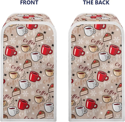 Coffee Can Opener Dust Cover, Brown Electric Can Opener Cover for Women Gift Kitchen Accessory