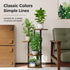 4 Bamworld Tier Plant Stand Small Plant Shelf for Indoor Plants Corner Flower Stand Wooden Plant Holder for Balcony
