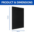 Nispira Replacement Carbon Pre Filter - Set of 4 for Vornado Air Purifier Models
