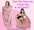 Dafftos X-Large Bean Bag Cover for Organizing Plush Toys or Memory Foam, Soft Washable Premium Corduroy