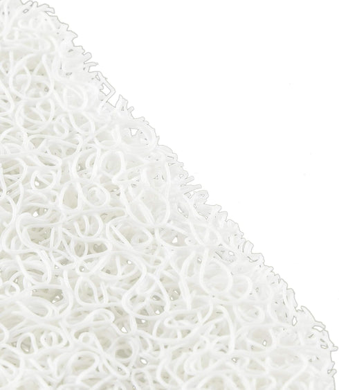 4 Pack 2.9" 4.5" Snowkingdom White Soap Saver Holder for Bar Soap Shower Bathroom Dish Self Draining Lift Pad Porous
