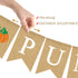 Jute Burlap Little Pumpkin Banner - Fall Baby Shower Gender Reveal Birthday Party Garland Decoration