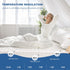 3D 6-26 inches GRT Waterproof Mattress Protector Queen, Rayon Bamboo Mattress Protector Cooling Breathable, Air Fabric