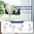 4 Inch Strong Desk Fan, 4 Speeds, Quiet, 310 Rotation, Detachable, Lightweight, Easy to Clean, Mini USB Fan for Home,