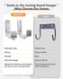 Ironing Board Holder Hanger Wall Mount, 304 Stainless Steel Ironing Board Hanger for Adjustable Distance Ironing Board