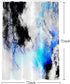Shrahala 72x72 Inch Abstract Grey and White Shower Curtain, Waterproof Fractal Designs for Bathroom with Grommets