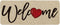 Artoid Mode Welcome Love Heart Valentine's Day Doormat, Home Decor Low-Profile Runner