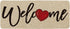 Artoid Mode Welcome Love Heart Valentine's Day Doormat, Home Decor Low-Profile Runner