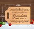 Grandma gifts, Gifts for Grandma - Engraved Bamboo Cutting Board 12.3"L x 8.7"W x 0.4"Th - Grandma Birthday Gifts, Grandma gifts from Grandkids by AceThrills