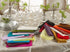 Fennco Styles Sorbet Collection 20 x 20 Inch Sheer Organza Cloth Napkins, Set of 12 - Silver