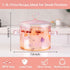 1.5L/51oz/6cups, Pink Glass Pots for Cooking on Stove, Glass Pot, Glass Pots for Cooking, Glass Cooking Pot, Glass Saucepan, Heat Resistant, Simmering, Cooking Pasta Vegetable, Soup, Salad by XCTFWKzK