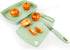CARTINTS 5 In1 Camping Cutting Board Set, Plastic with Bottle Opener, Peeler, Knife, Serving Tray, Dishwasher Safe