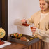 40cm x30cm Serving Trays with Handles, Grey Decorative Serving Tray, Ottoman Trays, Living Room, Bathroom, and Outdoors