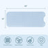 39x16 Inch, Extra Long Rubber Bathtub Mat, Non-Slip Shower Tub Mat, Bath Tub Floor Mat with Suction Cups and Drainage