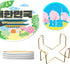 NESOI Set 4, 4.25 Inches, Korea in the Coasters of Korean Home Decor,Traditional Palace and Seoul Tower Theme, Cute