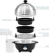 Elite Gourmet EGC-508 Rapid Egg Cooker - 7 Easy-To-Peel Hard, Medium, Soft Boiled Eggs, Poacher, Omelet Maker, Auto