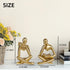 Set 2, Prettidecor Thinker Statue of Abstract Art Reading Sculpture Figurine, Modern Aesthetic Home Decoration