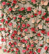 PARTY JOY 5pcs 41Ft Flower Garland Fake Rose Vine Artificial Flowers Hanging Baskets Wedding Arch Decor (Pink)
