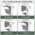 AP-1512HH Filter Set Replacement for Coway Airmega - 1 True HEPA & 2 Carbon Pre-Filters, Compared to Part #3304899
