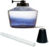 6.25" TIKI Adjustable Flame Penta Glass Votive Tabletop Torch Watercolor Blue Outdoor Lighting for Patio & Garden