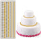 Pearl Fondant Molds - 4 Size Round Pearl Chain Silicone Mold for Cupcake Toppers, Fondant Candy Decoration
