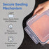 Pack 2, 6.5L, 220Oz, Chef's Path Extra Large Airtight Food Storage Containers with Lids, of Airtight Kitchen and Pantry