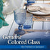 Yungala Blue Glassware Set of 6 Small Dishwasher Safe Colored Glasses, Matching Highball and Wine Glasses Available