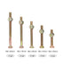 cSeao 18-Set M6x40mm/ 50mm/ 60mm/ 70mm/ 80mm Crib Screws Hardware Replacement Kit, Hex Drive Socket Cap Screws Barrel