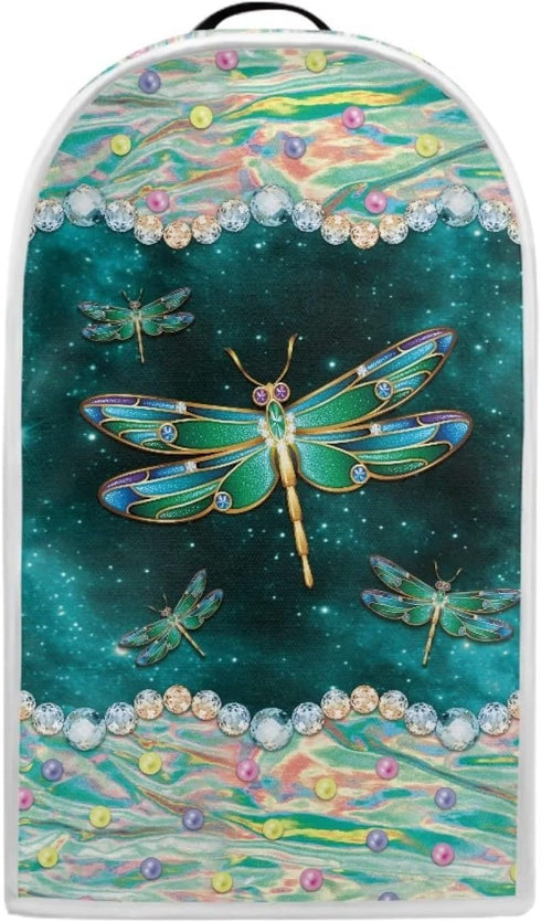 Dragonfly Print Blender Cover - Dustproof Kitchen Appliance Cover with Top Handle for Protection