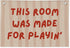 Wheatwin Playroom Decor Wall Banner "This Room Was Made For Playin'" 20x30 Inch