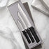 Rada Cutlery 3-Piece Knife Gift Set, Housewarming, Black Handles, Made in USA