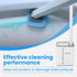 WizardFlush Toilet Brush - Disposable Toilet Bowl-Cleaner for Bathroom - Scrub Brush for Toilet - Space Saving