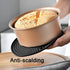 2 Pcs Round Silicone Trivets Pot Holder Mats, Extra Thick Silicone Trivets Heat Resistant hot Pads, Non-Slip Insulation