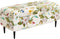 CRFATOP Printed Rectangle Ottoman Stool Cover Stretch Folding Storage Footstool Bench Slipcovers