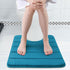 Buganda Memory Foam U-Shaped Contour Toilet Rugs, Non Slip Absorbent Bathroom Rugs for Toilet Base